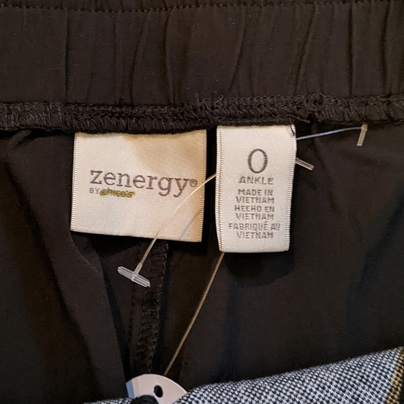 NWT Chico's Zenergy Textured Panel Ruched Ankle Jogger Pants Size‎ 4 (Chico's 0) - Picture 8 of 9